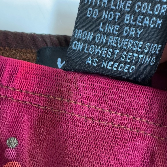 West End Size Small Pull On Midi Skirt Mesh Fairy Y2K Sheer Elastic Waist - Picture 6 of 6